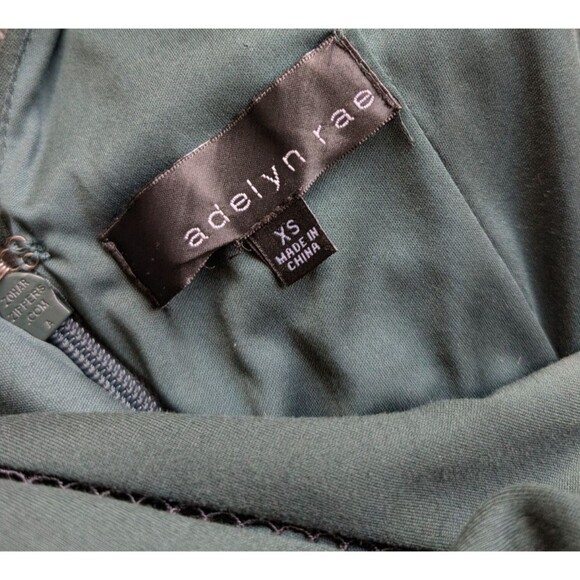 Adelyn Rae Dress Pilar Ponte Knit Green Size XS - Picture 13 of 15